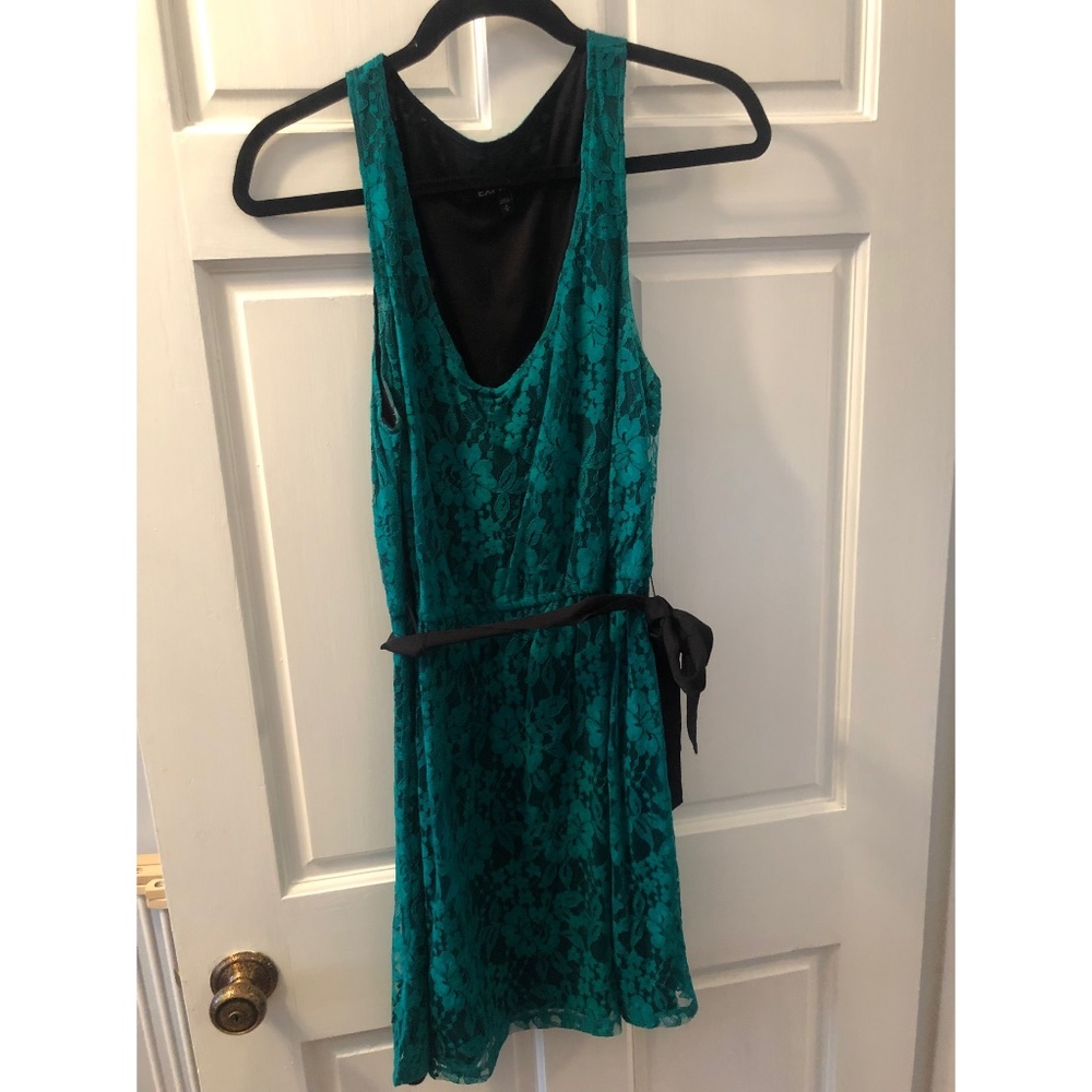 Green Lace Express Dress